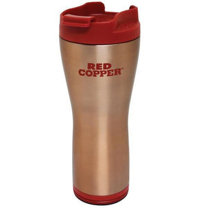 red copper mug