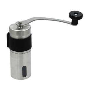 Manual Silver Coffee Grinder Mini Stainless Steel