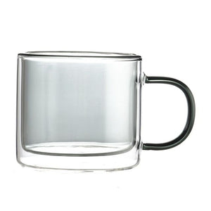 Heat Resistant Double Wall Glass Tea Cup